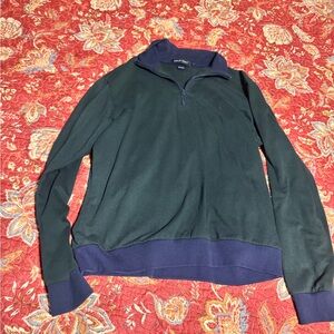 Polo by Ralph Lauren Green and Blue Zip Up Sweater